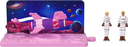 Barbie Mini Vehicle Collection - Includes 2 Dolls & Film-Inspired Vehicles | Perfect for Playtime