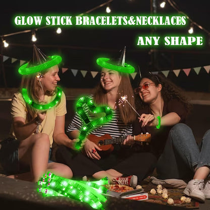 Skiennix Glow Sticks - 6PCS Glow in The Dark Party Favors for Kids & Adults | Perfect for Festivals & Raves