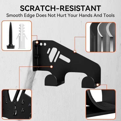 XZHXFX Chainsaw Hanger Wall Mount - Heavy-Duty Garage Organizer with Protective Pad | 1 Pack