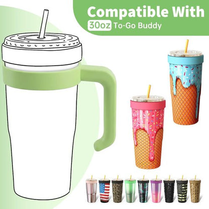 Frost Buddy 30 oz Tumbler Handle - Anti-Slip Travel Mug Grip for Easy Carry | Perfect for Outdoor & Office Use