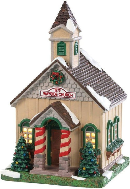 Lemax Village Collection Wayside Church - Charming Decor for Holiday Displays | #85414