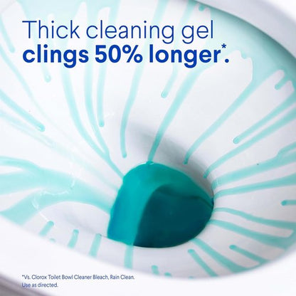 Clorox Toilet Bowl Cleaner - Clinging Bleach Gel with Ocean Mist Scent - 24 Fl Oz, Pack of 2