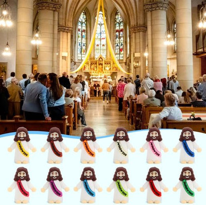 BSTCRAFT Mini Jesus Figurines - 80 Pcs Religious Gifts for Easter Egg Stuffers & Sunday School