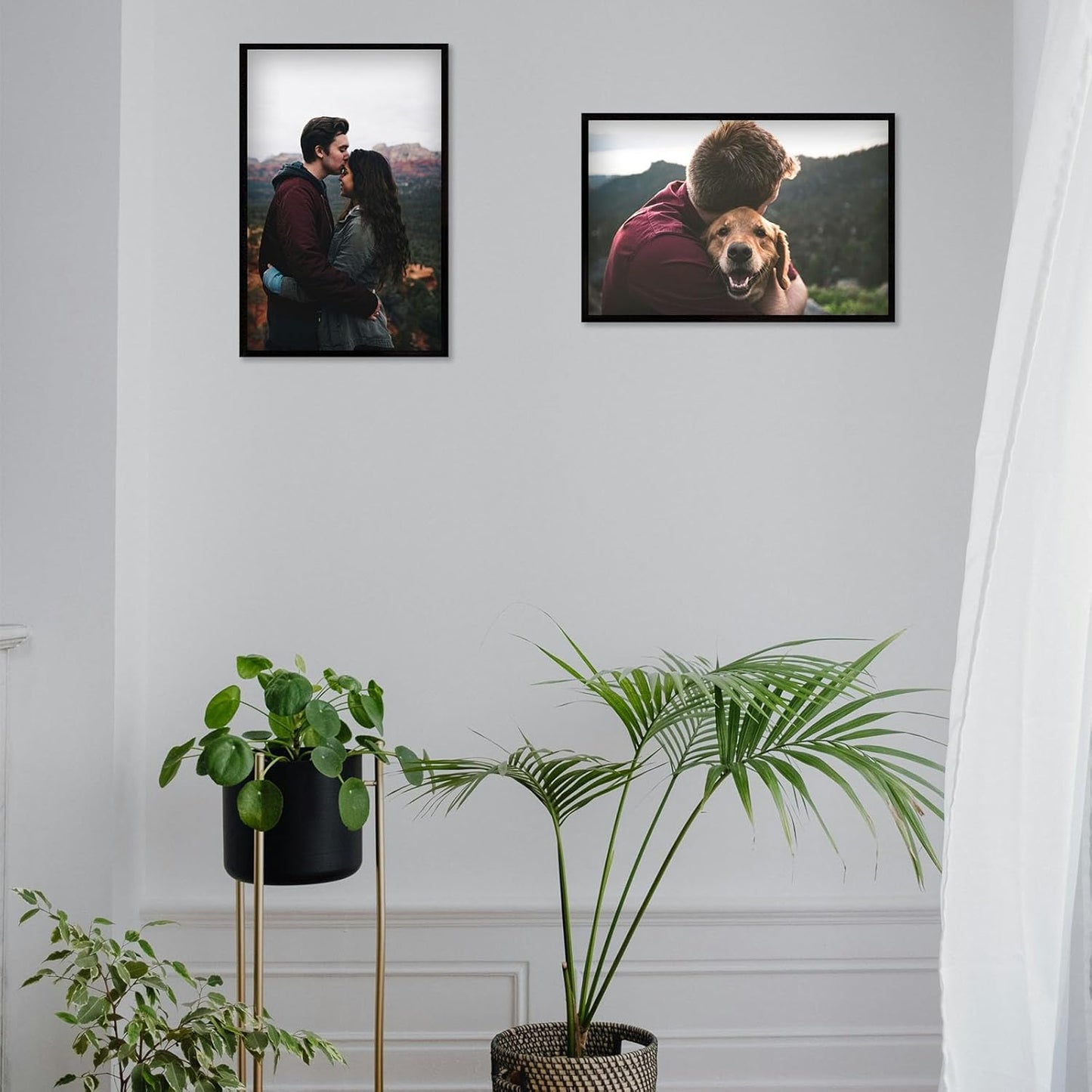 Regine Switzerland 11x17 Black Picture Frames - Set of 6 for Stylish Wall Display