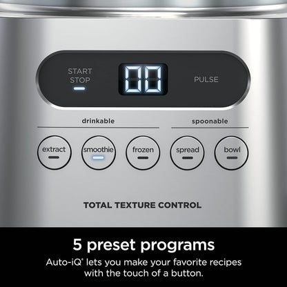 Ninja SS151 TWISTi Blender DUO - High-Speed 1600W Smoothie Maker with 34-Oz Pitcher & 2 To-Go Cups - Gray