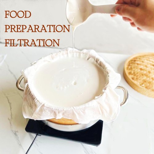 Grade 100 Cheese Cloths by [Brand Name] - 10 Pcs Unbleached Cotton Straining Cloths | 20x20 Inch for Yogurt, Juice, and Cooking