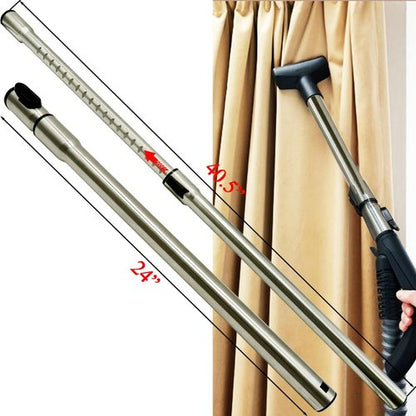1-3/8'' Stainless Steel Vacuum Extension Wand Compatible with Miele C1 C2 C3 & Vacuums using 1 3/8 Inch Accessories & Attachments - 35mm Vacuum Extension Tube Replacement, Extends Up to 41.7" Long