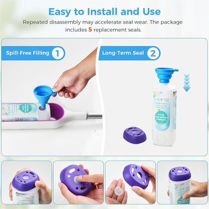 Power Mop™ Refillable Bottle - 775ML Leak-Proof Container for Swiffer® PowerMop™