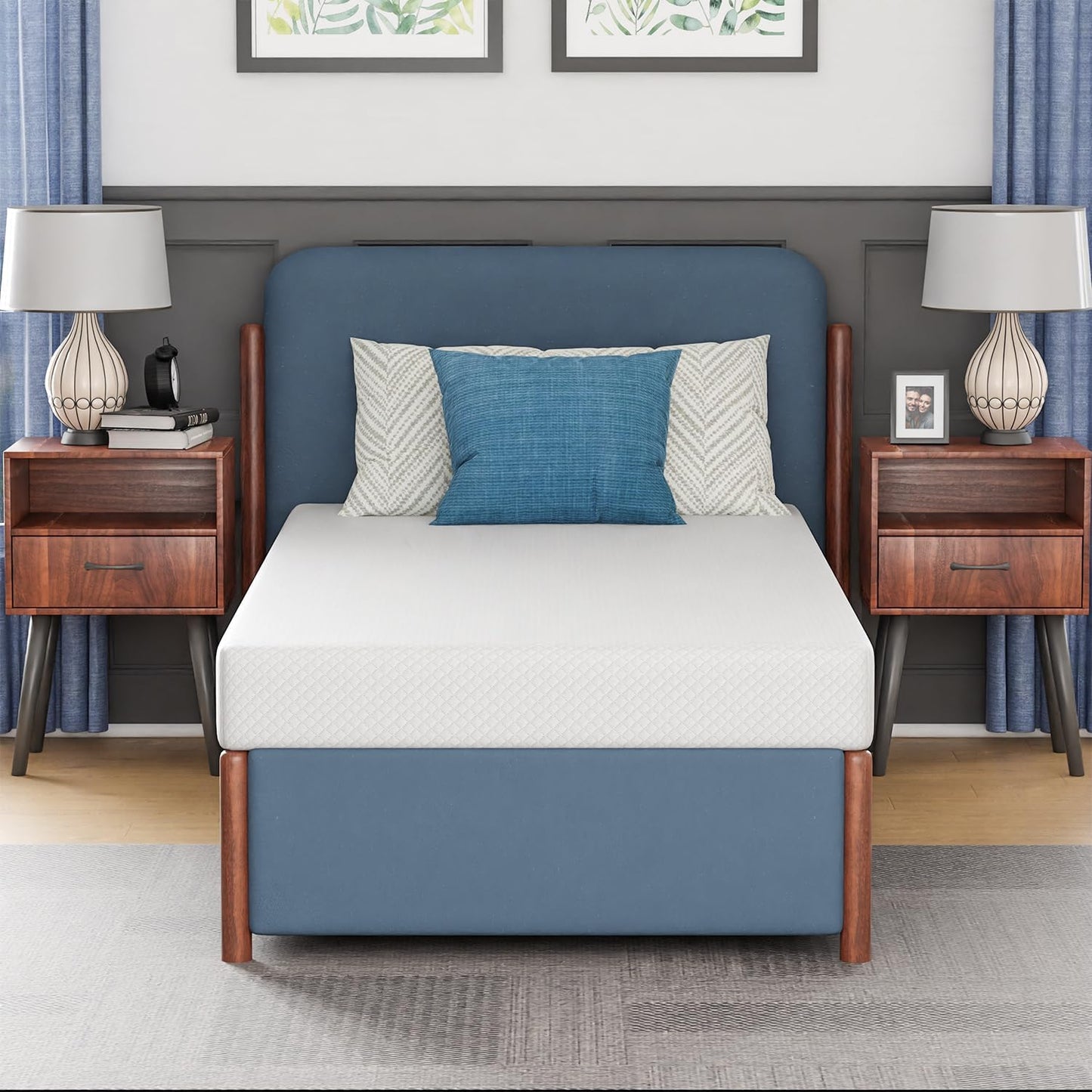 PayLessHere 6-Inch Twin Gel Memory Foam Mattress - Fiberglass Free & CertiPUR-US Certified for Cool Sleep