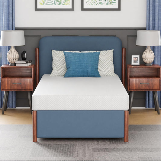 PayLessHere 6-Inch Twin Gel Memory Foam Mattress - Fiberglass Free & CertiPUR-US Certified for Cool Sleep