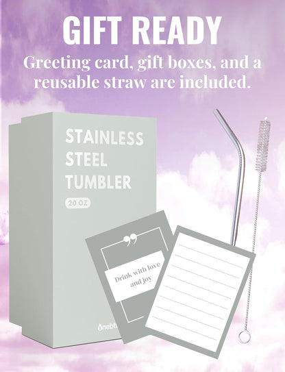 Onebttl Stainless Steel K-Pop Tumbler - 20oz Gift for Teen Girls & Women | Perfect for Korean Pop Fans