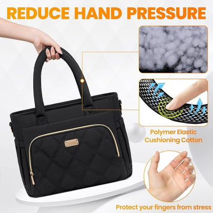 Artelaris Insulated Lunch Bag - Leakproof Cooler for Work & Travel | Reusable Large Size (Black)
