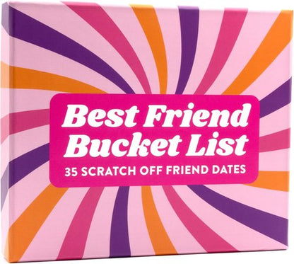 Best Friend Bucket List - 35 Scratch-Off Cards for Fun Adventure Date Ideas | Perfect Friendship Gift for Birthdays