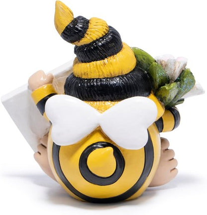 Hodao Positive Bee Figurine | Motivational Home Decor for Women - Stress Relief Gift for Office