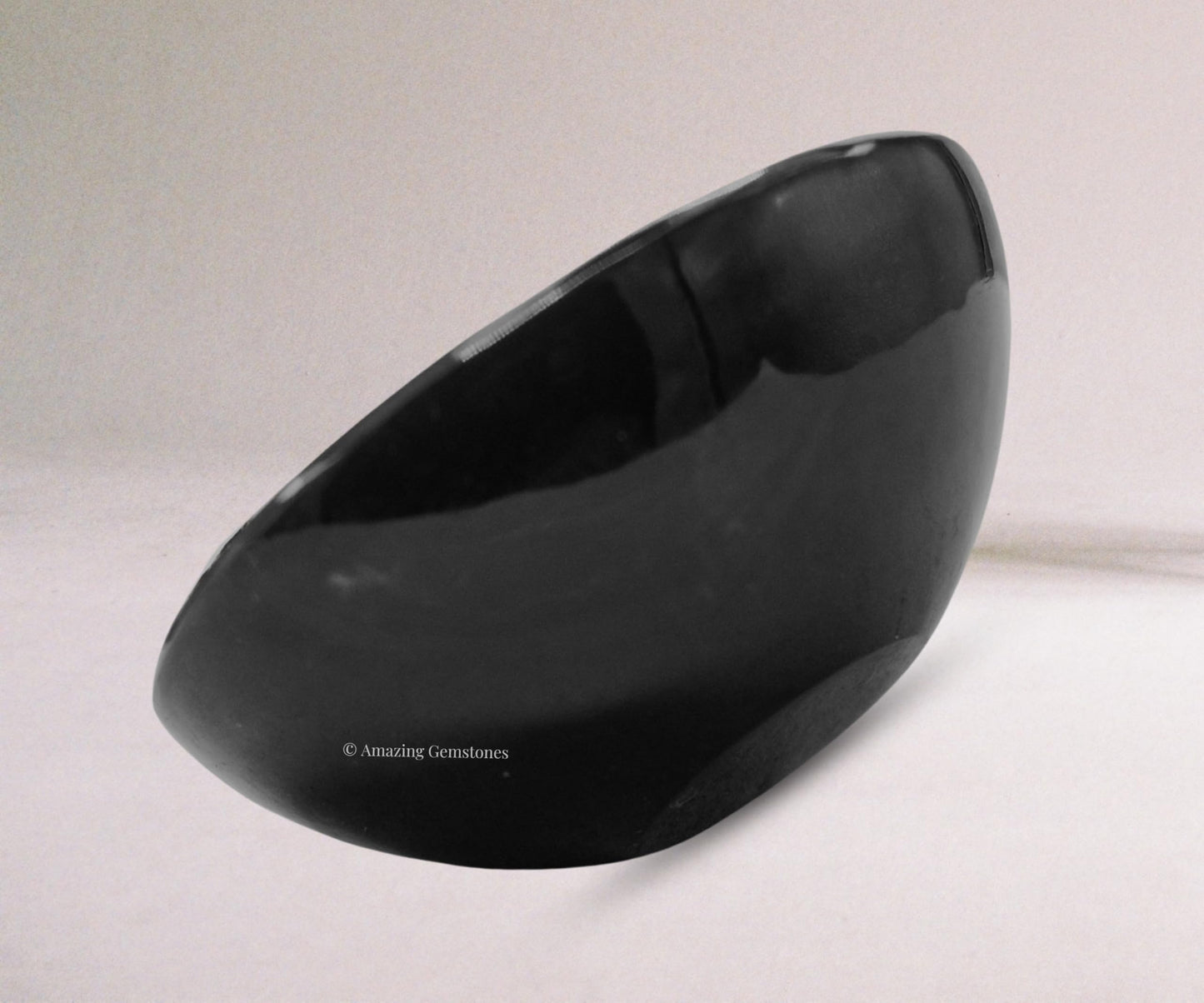 Black Obsidian Crystal Bowl - 2" Gem Stone Bowl for Altar Offering Bowl