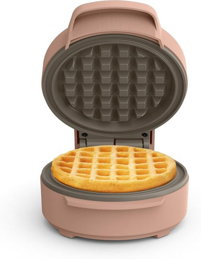 Bella Mini Waffle Maker - EverGood™ Ceramic Nonstick, Cool Touch Handles & Stackable Design - Blossom Color