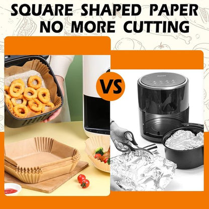 Chefman Air Fryer Liners - Disposable 7.1 Inch Paper Liners for 4QT Air Fryers | 150PCS Pack