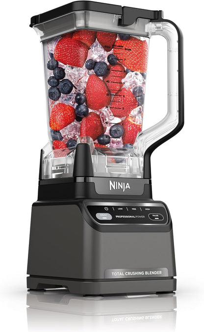 Ninja Professional Blender - Smoothie Maker with Total Crushing™ Technology | 1200W Power, 72oz Pitcher | Dark Grey