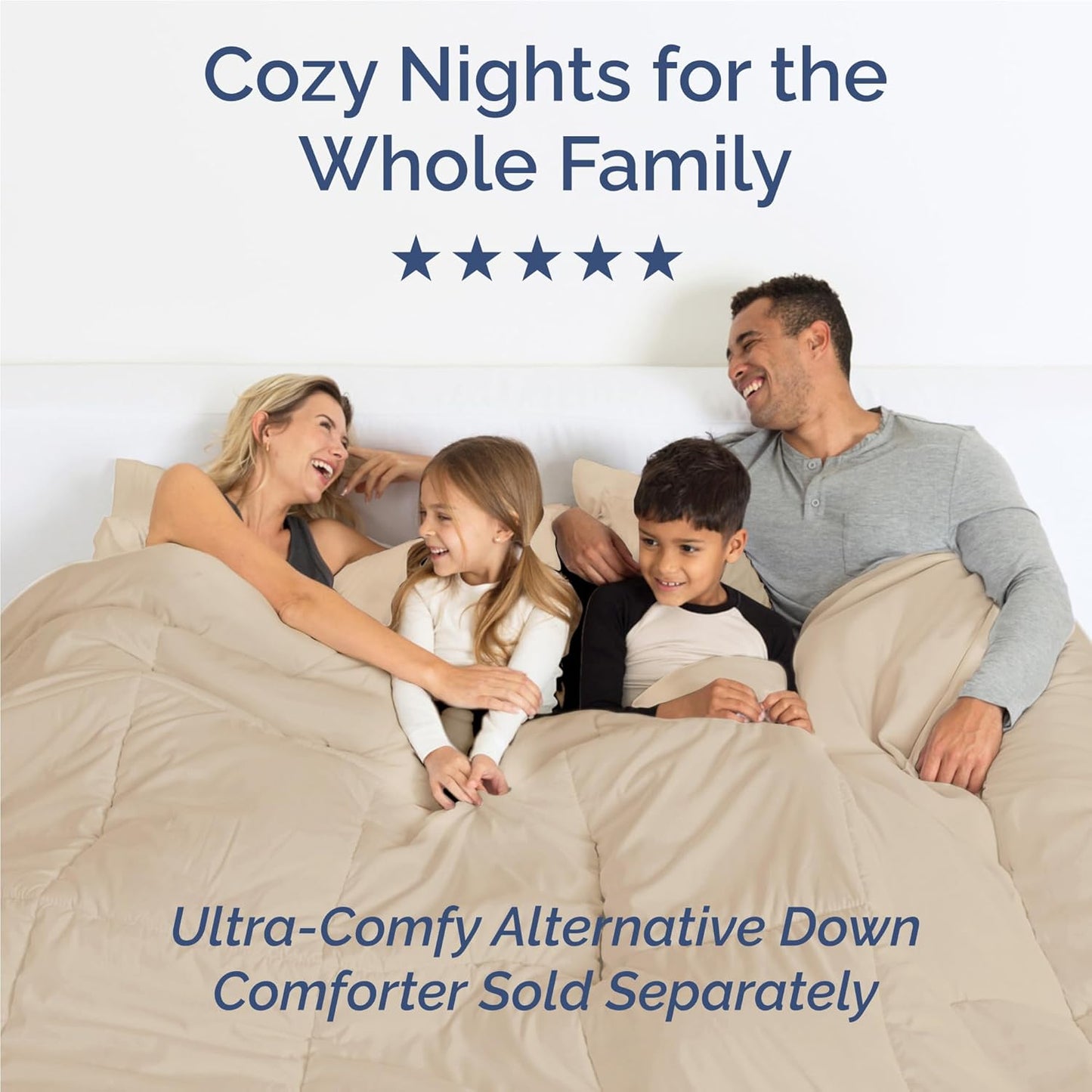 Skiennix Full Size 4-Piece Sheet Set - Comfy, Breathable & Cooling Bed Sheets - Ultra-Soft, Deep Pockets, Wrinkle-Free - Oeko-Tex Certified - Cream