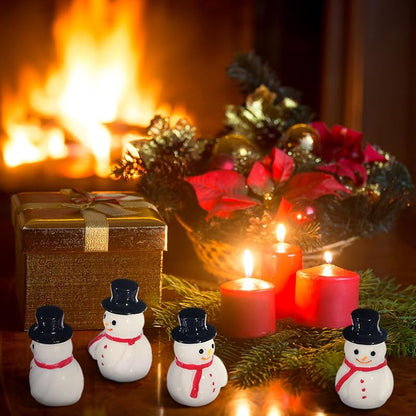 Liliful 150 Pcs Mini Snowman Christmas Figurines – Classic Style, Variation of THIS listing: 150+Classic