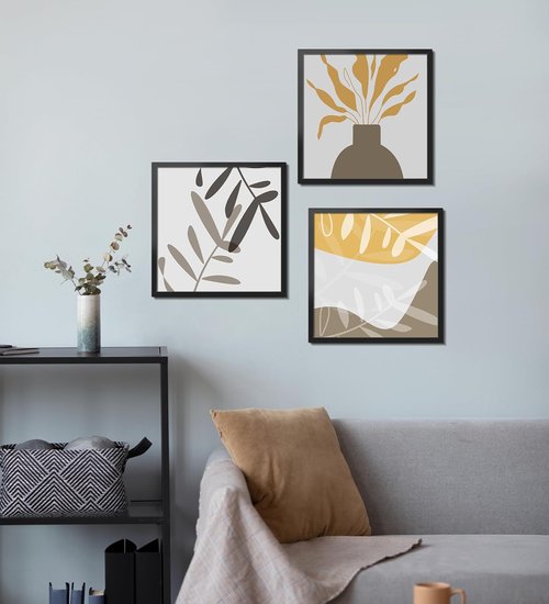 LaVie Home 14x14 Black Picture Frame - HD Plexiglas Display Frame for Vertical or Horizontal Use | Classic Collection
