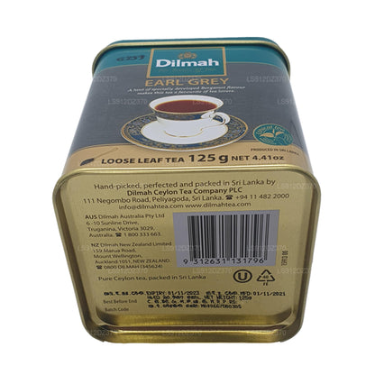 Dilmah Earl Grey Loose Leaf Ceylon Black Tea (125g)