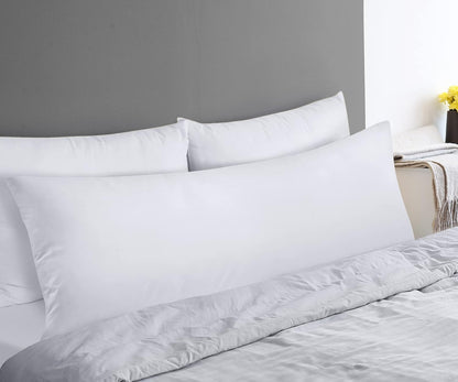 Utopia Bedding Full Body Pillow - Long 20 x 54 Inch Insert for Side Sleepers - Soft White Design