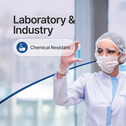 Schneider Clear Vinyl Exam Gloves - Latex-Free, Disposable & Food Safe | Powder-Free, 4 Mil Thickness