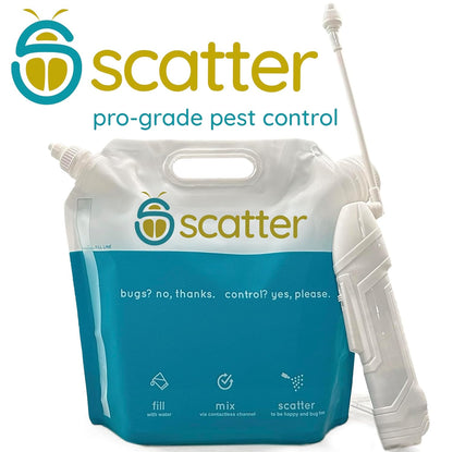Scatter DIY Pest Control Kit - Pro Grade Insecticide Bug Killer Spray | Fast-Acting, Long-Lasting Protection