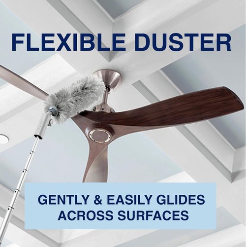Bona High Performance Dusting System - Extendable Handle with 3 Disposable & 1 Reusable Duster