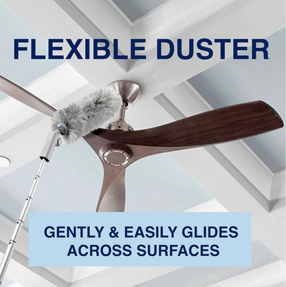 Bona High Performance Dusting System - Extendable Handle with 3 Disposable & 1 Reusable Duster