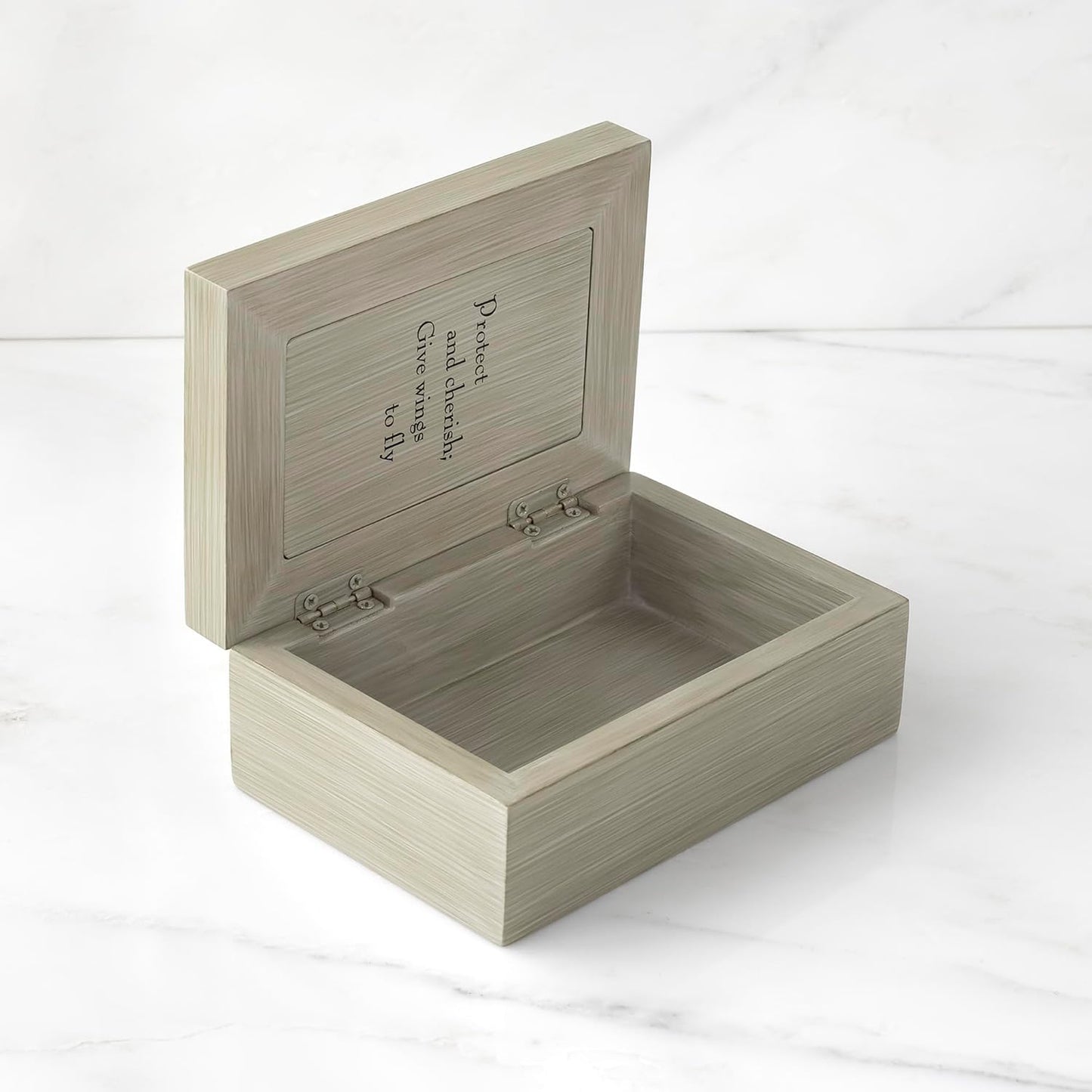 Willow Tree Memory Box - Mother and Daughter Sculpture with Jewelry Storage | Hand-Painted Keepsake
