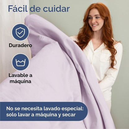 Cal King Size 4 Piece Sheet Set - Comfy Breathable & Cooling Bed Sheets Set - Hotel Luxury Bedding for Women, Men, Kids, Teens, Boys & Girls - Deep Pockets & Wrinkle Free - Oeko-Tex - Light Lavender