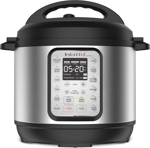 Instant Pot Duo Plus 9-in-1 Multicooker - Versatile Pressure Cooker & Rice Maker, 6 Quart, Stainless Steel