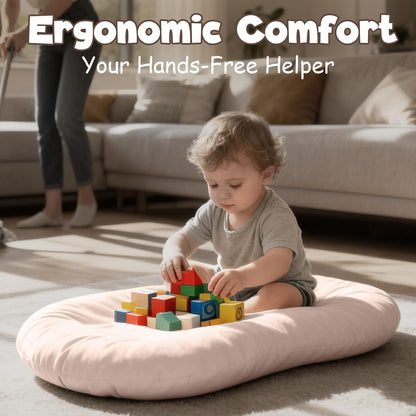 Skiennix Extra Large Baby Lounger - Pure Cotton Infant Nest with Thick Support & Removable Cover | Ideal for Play & Care