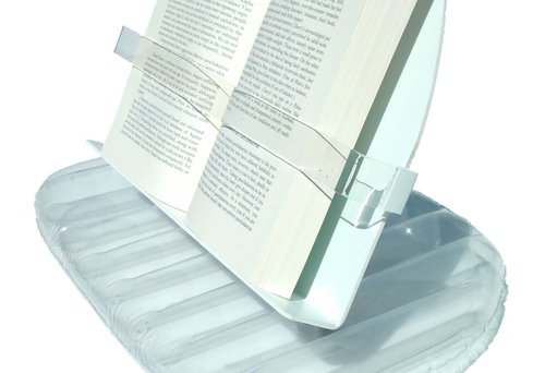 Floating Book/Tablet Caddy for Bath, Pool, and Hot Tub (Clear)