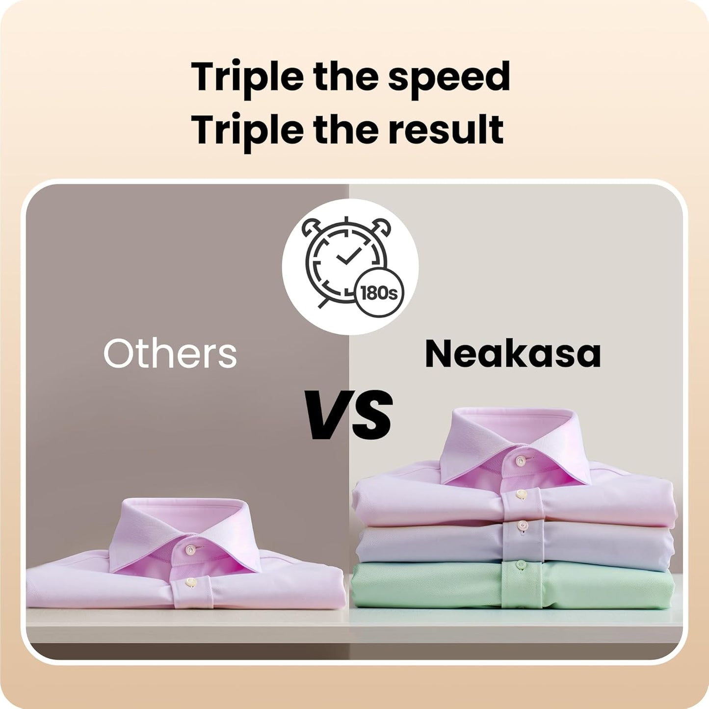 Neakasa Magic 1 Handheld Vacuum Steamer - 2300Pa Suction with AirIron Technology for Travel Use