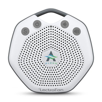 Adaptive Sound Technologies LectroFan Alpha Portable Sleep Sound Machine - Rechargeable White Noise Machine for Crib, Stroller, Car Seat & More - 7 Non-Looping Sounds - for Travel, Bedroom, Nursery