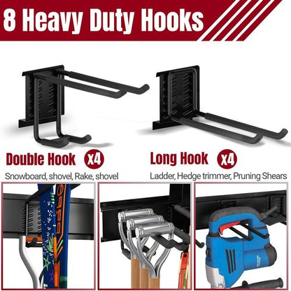 99 Garage Tool Organizer - Heavy Duty Wall Mount Storage Rack for Tools | 28 Pack, 1000 lbs Capacity