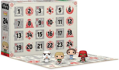 Funko Pop! Star Wars Advent Calendar - 24 Days of Collectible Vinyl Mini Figures | Perfect Holiday Gift for Kids