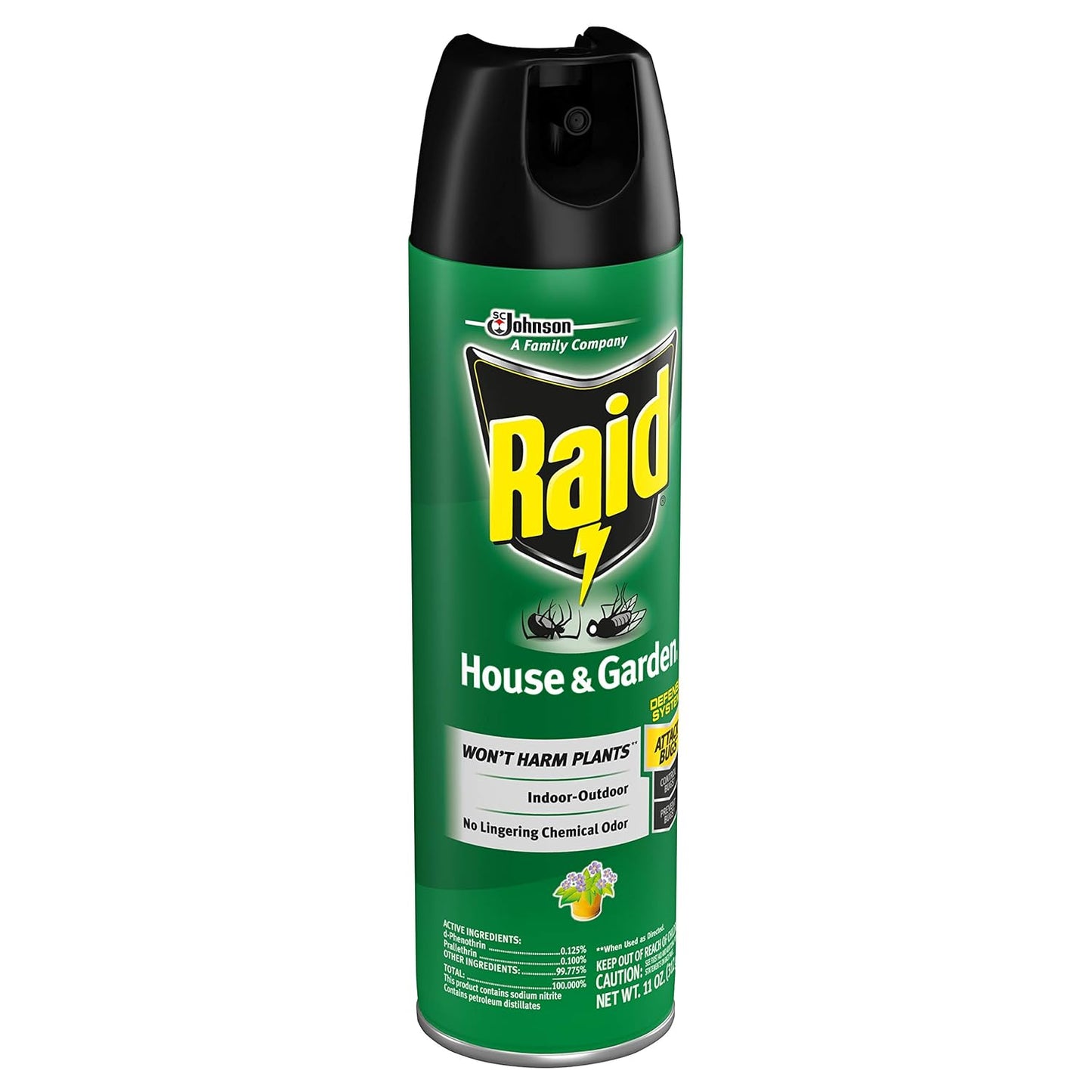 Raid Bug Killer Aerosol - Kills Bugs on Contact | Safe for Plants - 11 Ounce Can