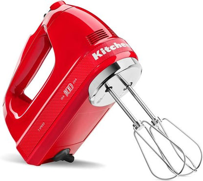 KitchenAid 100 Year Limited Edition Hand Mixer - 7 Speed, Queen of Hearts Design, Passion Red