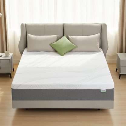 Novilla Queen Size Mattress, 10 Inch Gel Memory Foam Mattress for Plush Comfort, Pressure Relief, CertiPUR-US Certified, Mattress-in-a-Box, Embrace