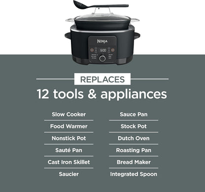 Ninja® 12-in-1 PossibleCooker™ PLUS - 8.5-Qt Multi-Cooker with Sous Vide & Proof | Nonstick, Oven Safe to 500°F | Black