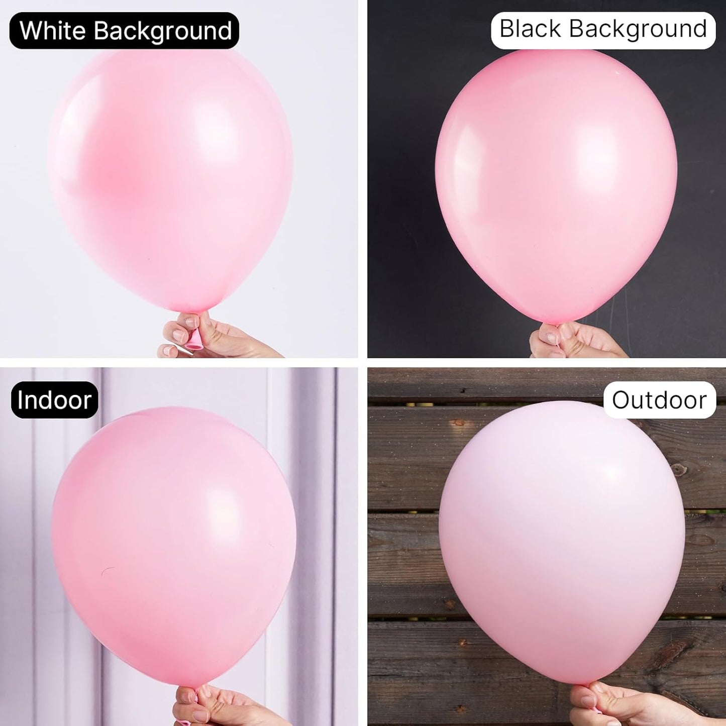 PartyWoo Pastel Pink Balloons - 50 Pcs 12 Inch Baby Pink Balloons for Birthday & Baby Shower Decor