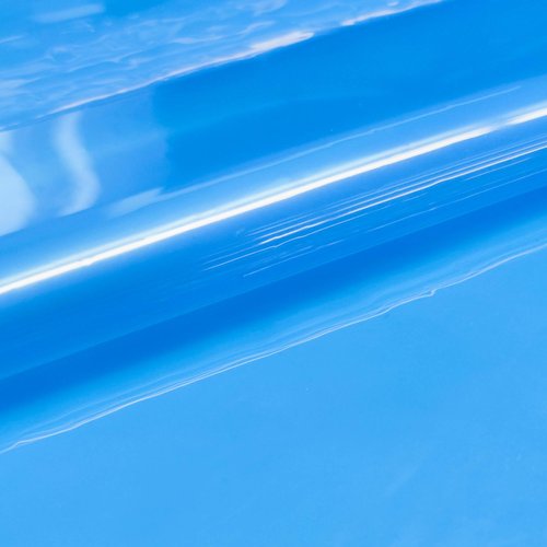 Barossa Design Extra Long Clear Blue Shower Curtain Liner with 3 Magnets - 72" x 84" XL, Waterproof PEVA Lightweight Shower Liner for Bathroom, PVC Free, Metal Grommets - Clear Blue, 72x84