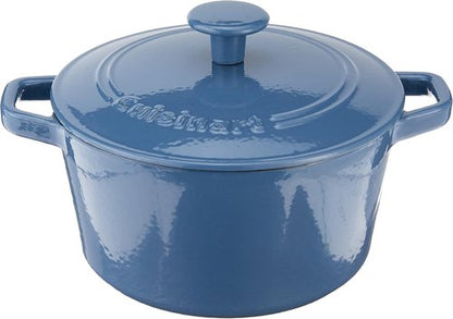 Cuisinart 3 Qt Enameled Casserole - Covered Design in Provencial Blue for Stylish Cooking