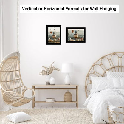JCJMY 4x6 Picture Frame Black for Wall Hanging or Tabletop, Wall Mounting Horizontally or Vertically, 4 x 6 Wall Gallery Poster Photo Frame with Shatter Resistant Plexiglass, Black