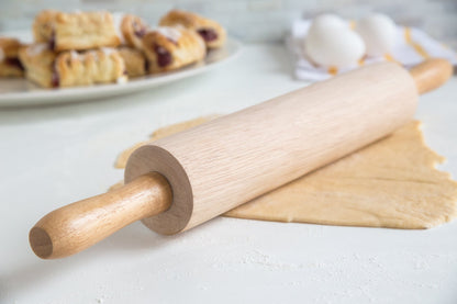 Fox Run Rolling Pin with Ball Bearings, Wood, 10.25-Inch Barrel