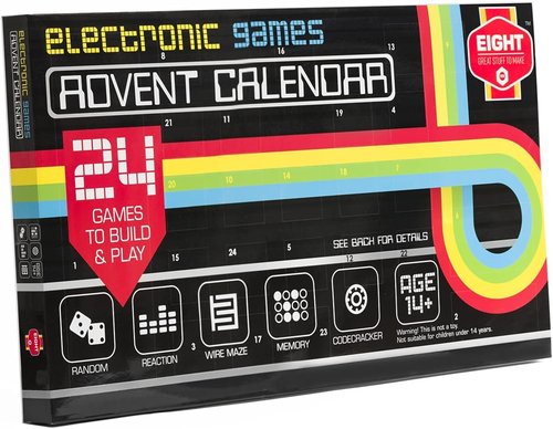 EIGHT Advent Calendar Kit - Fun Electronic Games for Holiday Countdown | Family-Friendly